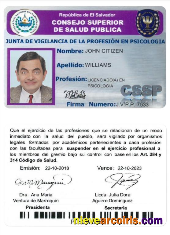 EL SALVADOR public health council (consejo superior de salud pública)